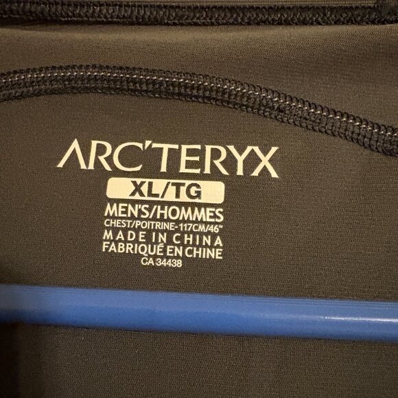 Arc'teryx Men’s Cormac Crew Polyester T-Shirt Grey Size XL - Picture 4 of 12
